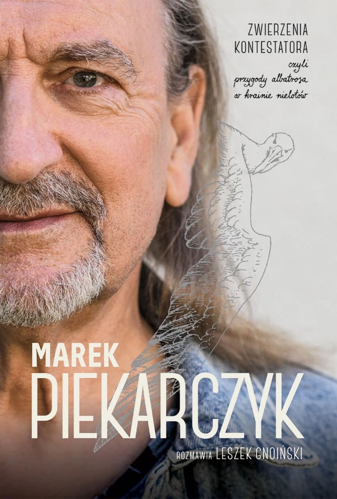 Okładka: Marek Piekarczyk. Zwierzenia Kontestatora, czyli przygody albatrosa w krainie nielotów